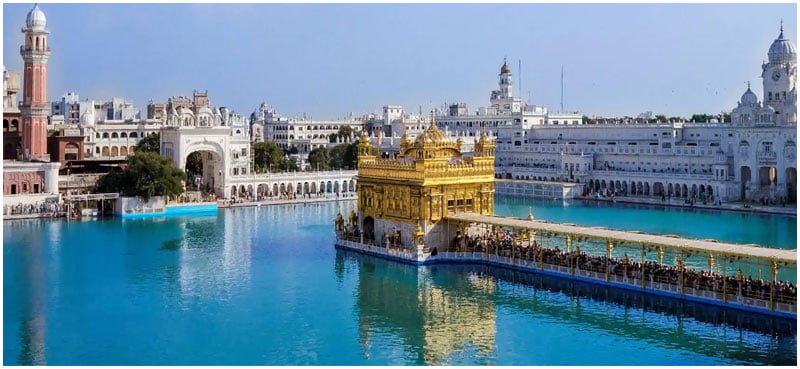 The Golden Temple. Located in Amritsar, India.