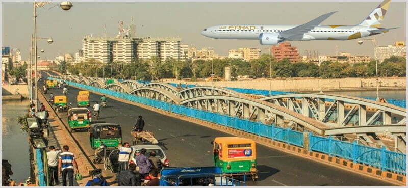 Etihad Airways to Ahmedabad