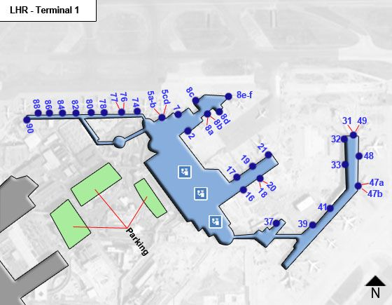 Layout of Heathrow Terminal 5  - Location - Heathrow Terminals - OT |                                                                                                                                                                                                                                                                                                                                                                                                         Image Not Ours
