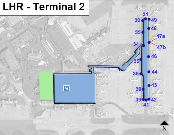 Layout of Heathrow Terminal 2  - Location - Heathrow Terminals - OT |                                                                                                                                                                                                                                                                                                                                                                                                         Image Not Ours