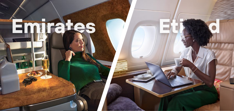 Emirates vs Etihad - Diffferences between Comfort, Food & Amenities | Oceans Travel